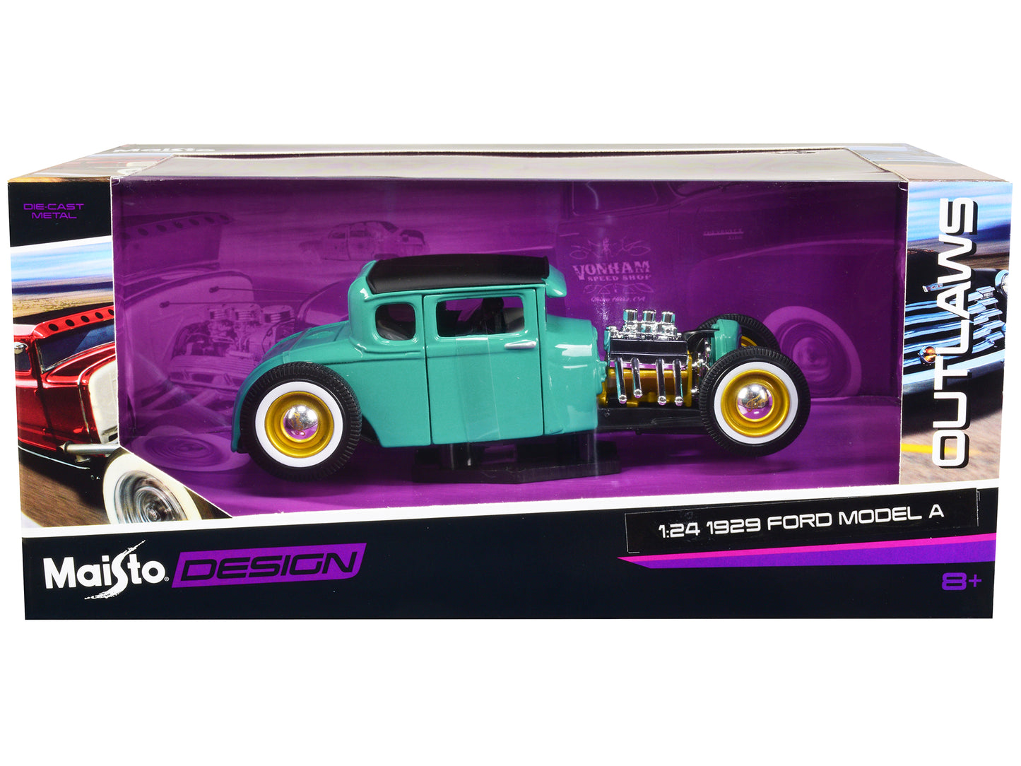 1929 Ford Model A Green Diecast Model Car