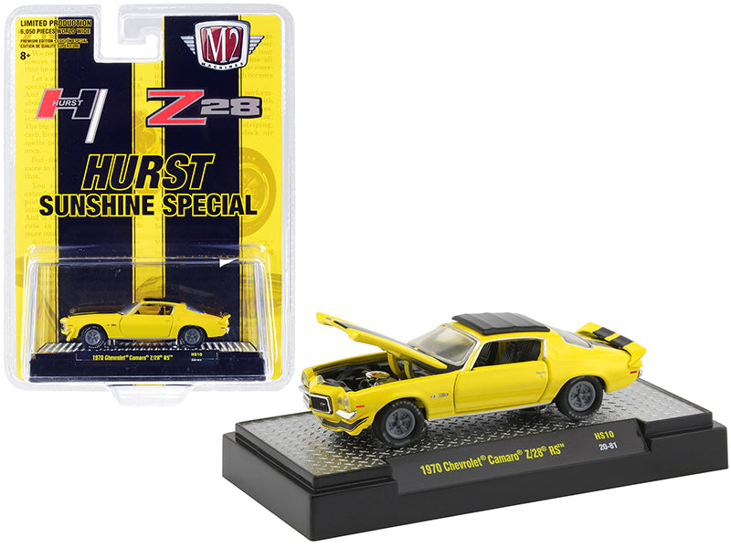 1970 Chevrolet Camaro Z Yellow Diecast Model Car