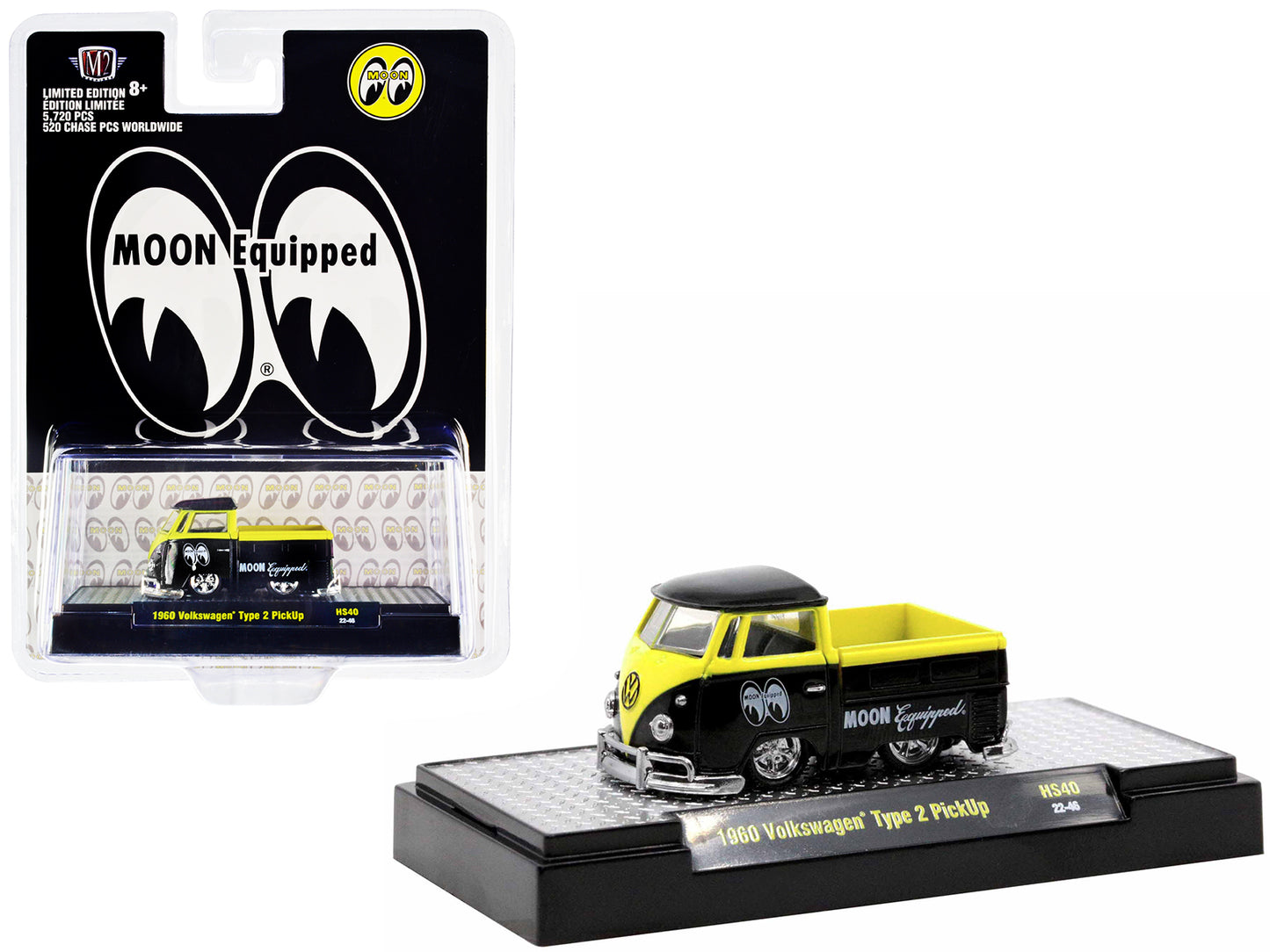 1960 Volkswagen Type 2 Black Diecast Model Pickup Truck