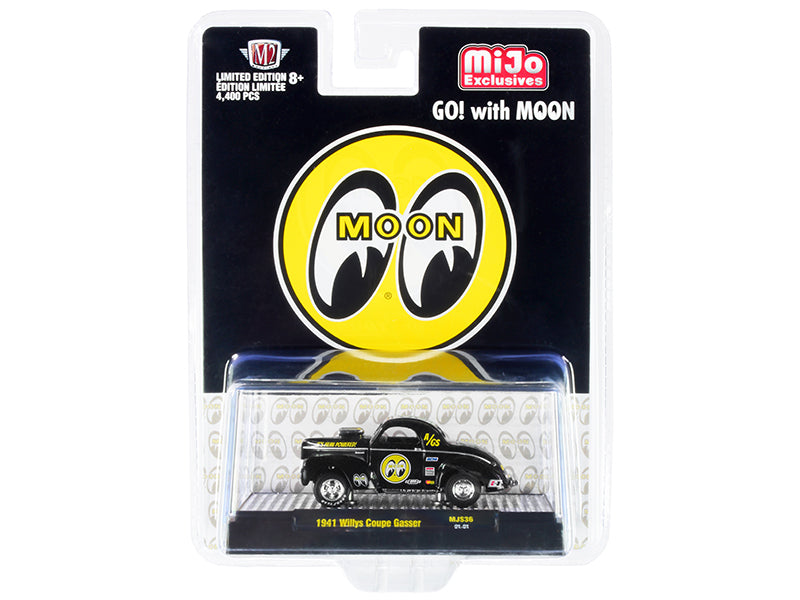 1941 Willys Coupe Gasser Black Diecast Model Car