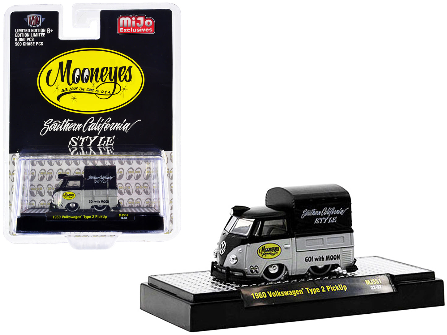1960 Volkswagen Type 2 Black Diecast Model Pickup Truck