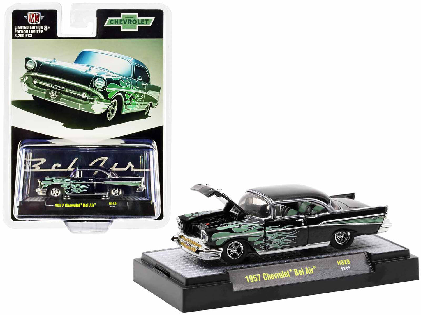 1957 Chevrolet Bel Air Black Diecast Model Car
