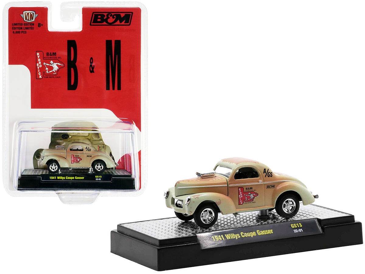 1941 Willys Coupe Gasser Green Diecast Model Car