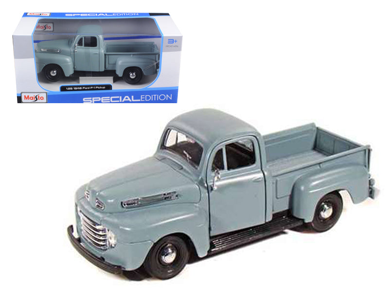 1948 Ford F-1 Gray Diecast Model Pickup Truck