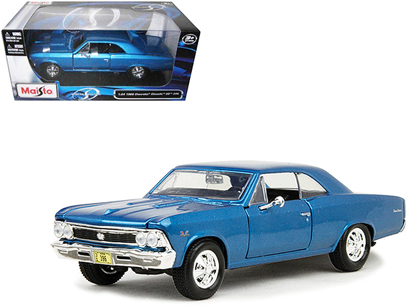 1966 Chevrolet Chevelle SS Blue Diecast Model Car