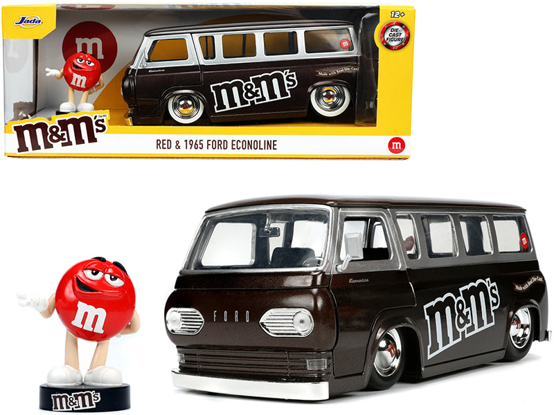 1965 Ford Econoline Bus Brown Diecast Model Van