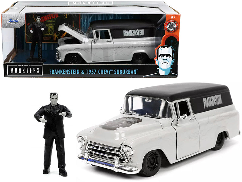 1957 Chevrolet Suburban Gray Diecast Model Car