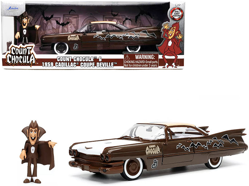 1959 Cadillac Coupe DeVille Brown Diecast Model Car