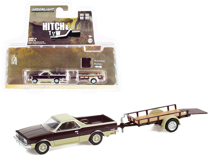1984 Chevrolet El Camino Red Diecast Model Car