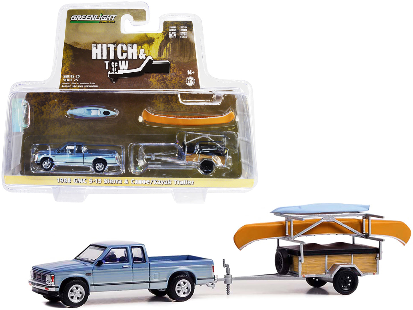1988 GMC S-15 Blue Diecast Model Pickup Truck