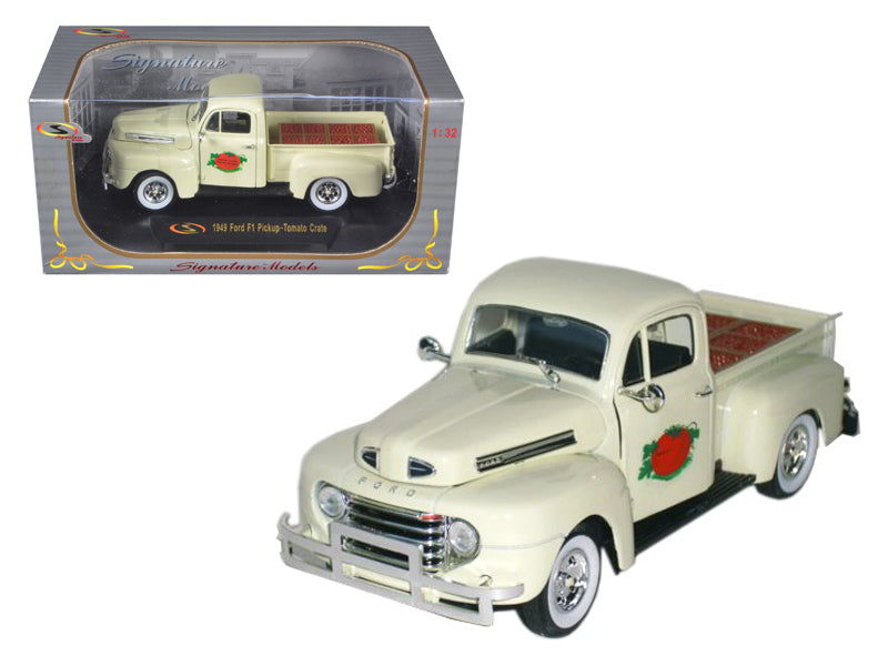 1949 Ford F-1 Cream Diecast Model Pickup Truck