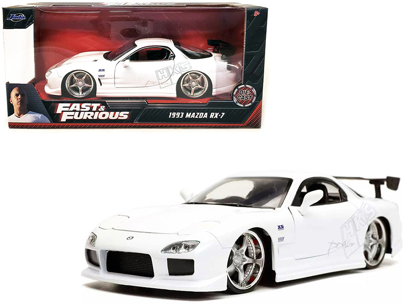 1993 Mazda RX-7 White Diecast Model Car