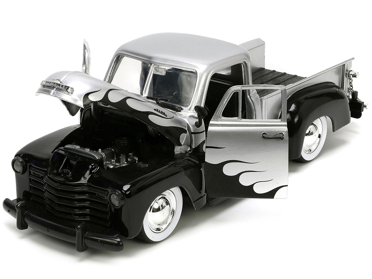 1953 Chevrolet 3100 Silver Diecast Model Pickup Truck