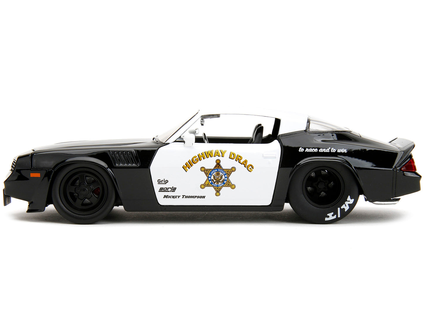1979 Chevrolet Camaro Z28 Black & White Diecast Model Car
