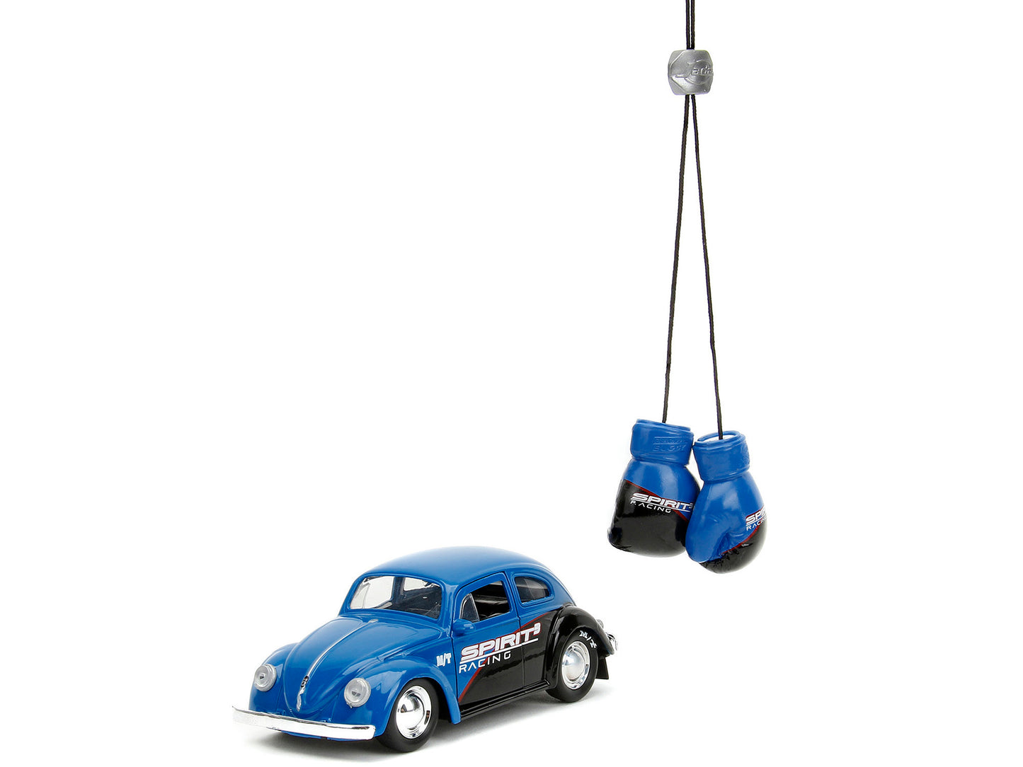 1959 Volkswagen Beetle Spirit3 Blue Diecast Model Car