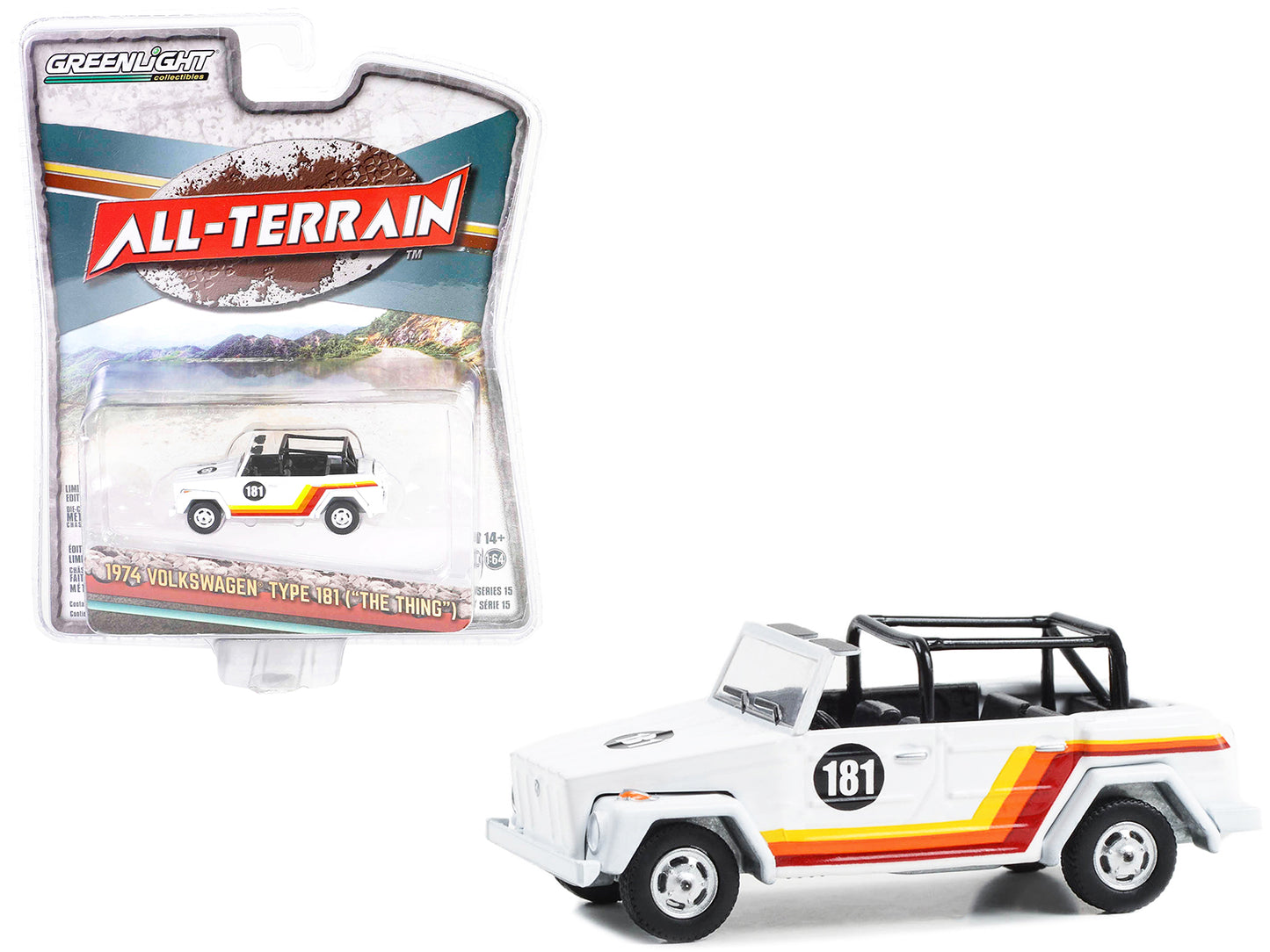 1974 Volkswagen Thing Type White Diecast Model Race Car