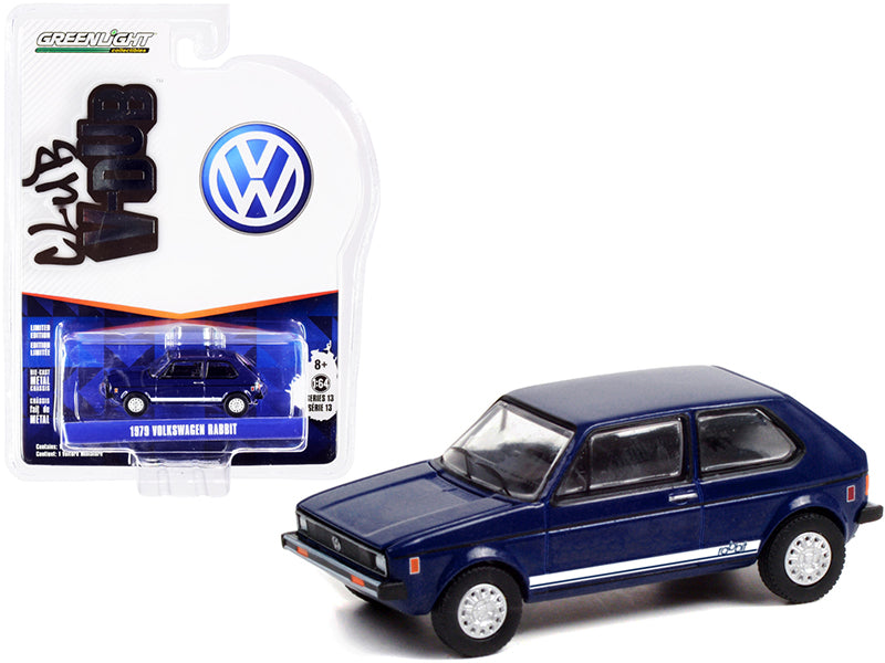 1979 Volkswagen Rabbit Tarpon Blue Diecast Model Car