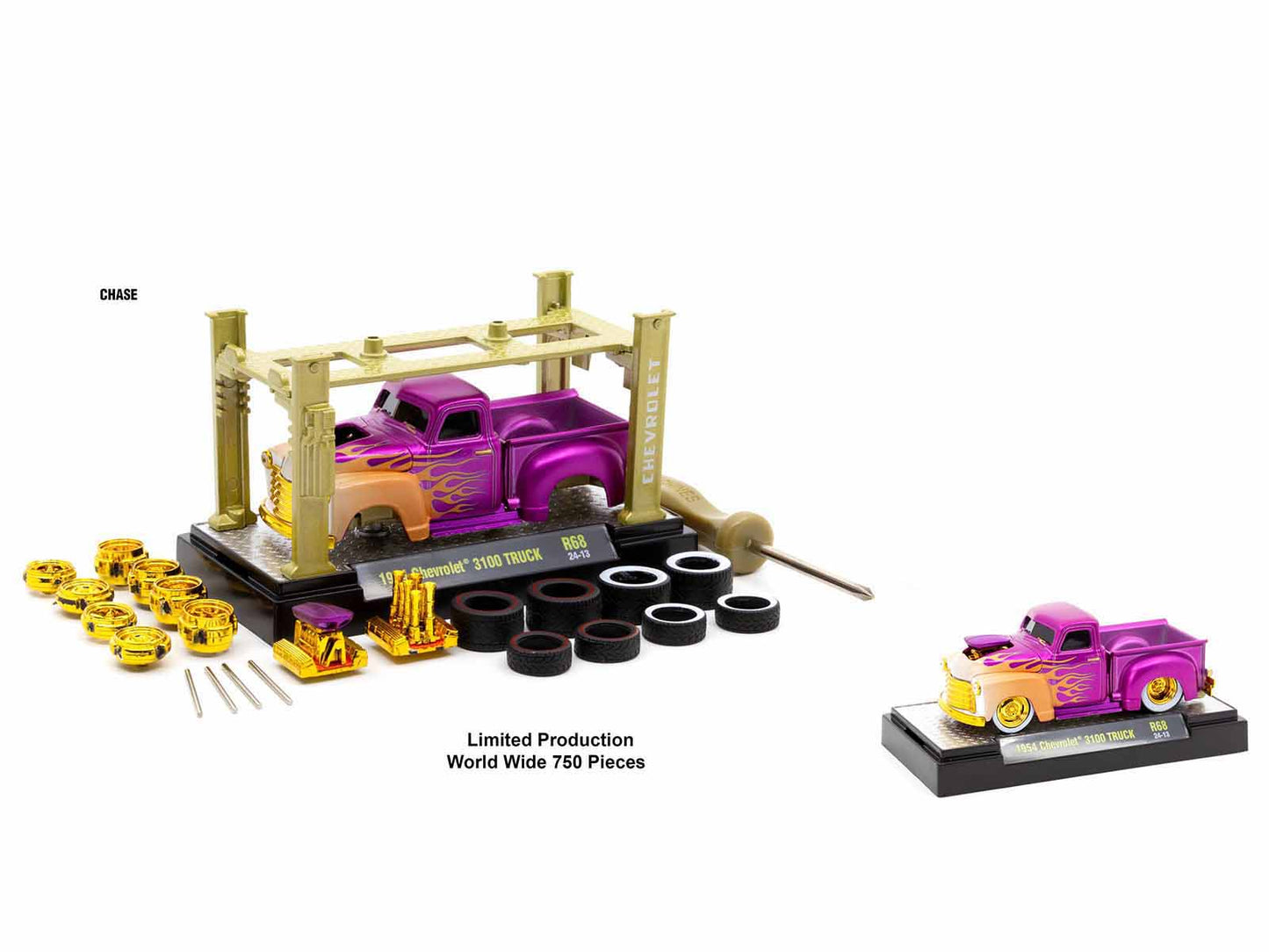 3 Piece Car Set 1:64 Scale Diecast Model Car/Truck Set