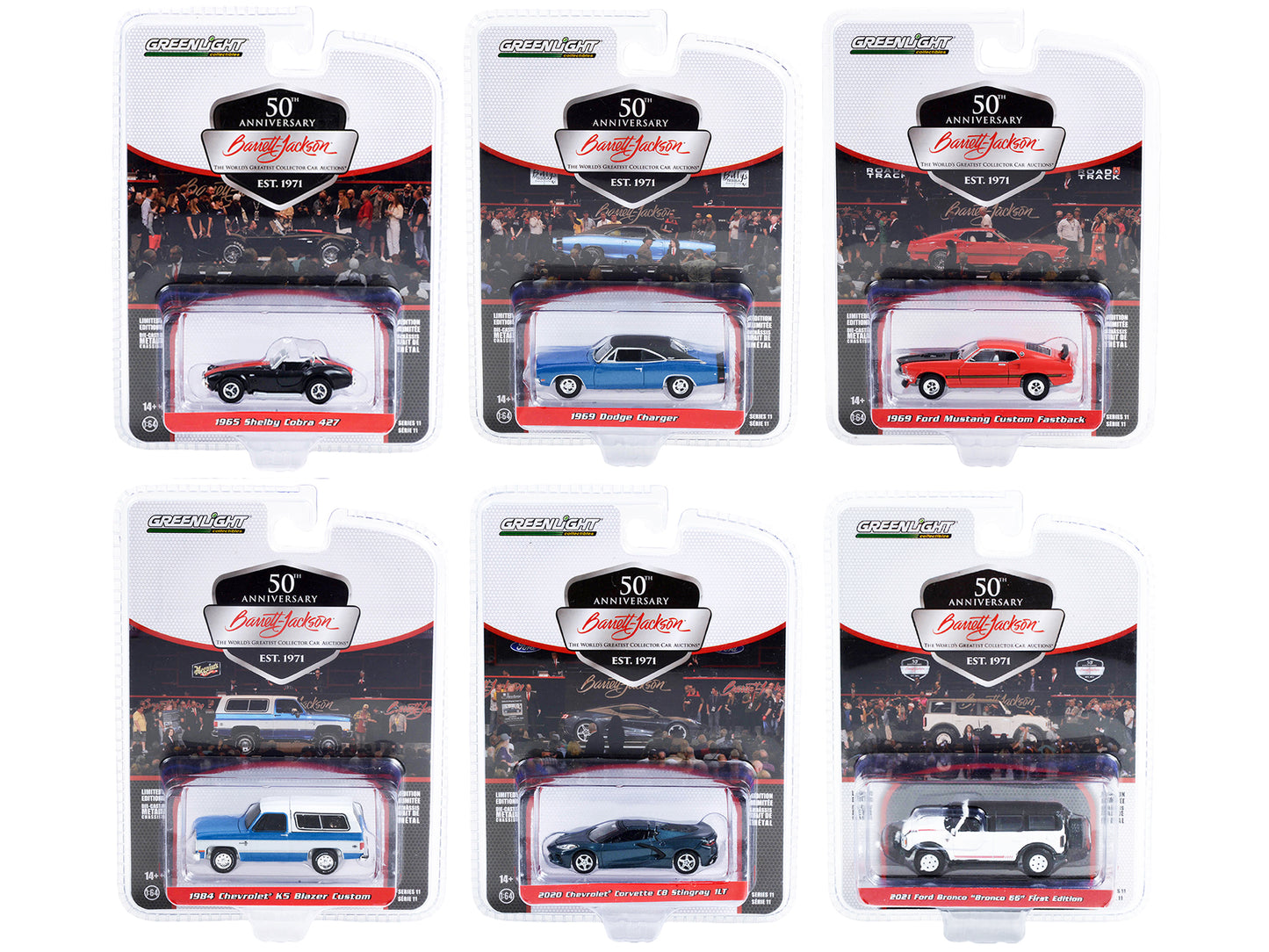 Barrett Jackson Diecast Model Car/Truck Set