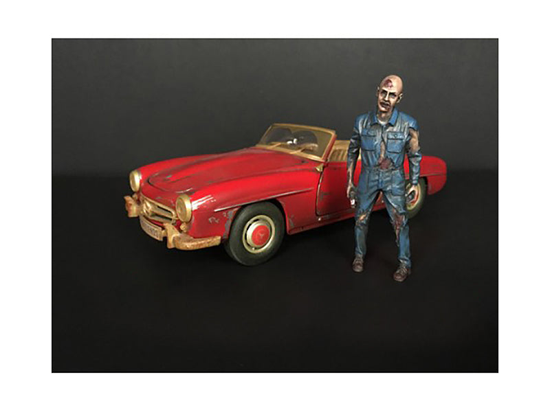 Zombie Mechanic Figurine I Model Zombie Mechanics Creepy