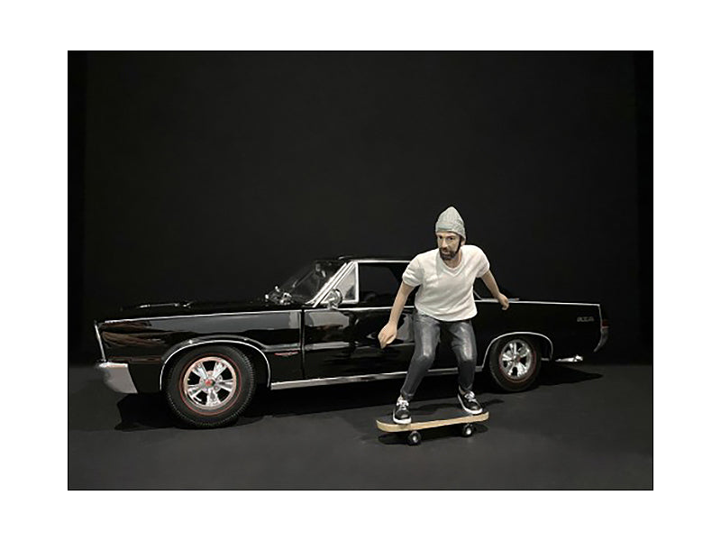 Skater Figurine II for Model Skateboarder Figure