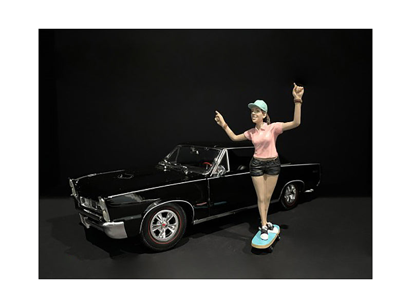 Skater Figurine IV for Model Skateboarder Figure