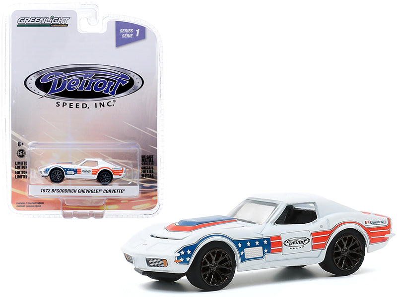 1972 Chevrolet Corvette BFGoodrich Red Diecast Model Car