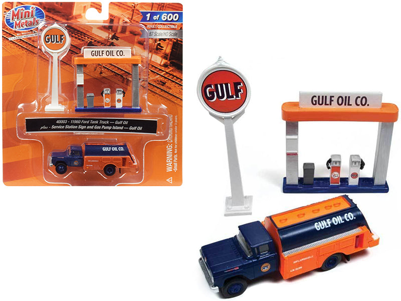 1958 Ford Tanker Model Car/Truck Set