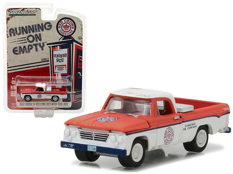 1962 Dodge D-100 Red Diecast Model Pickup Truck
