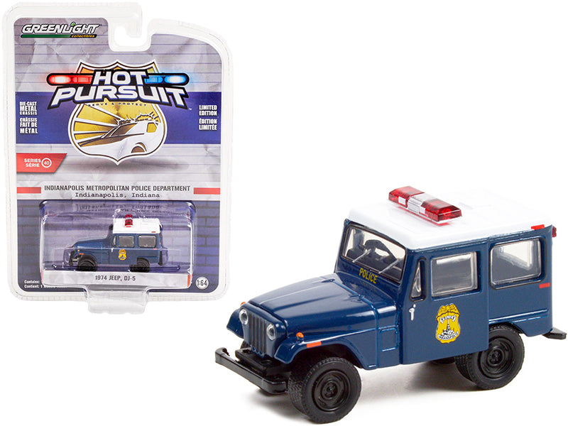 1974 Jeep DJ-5 Blue Diecast Model Car