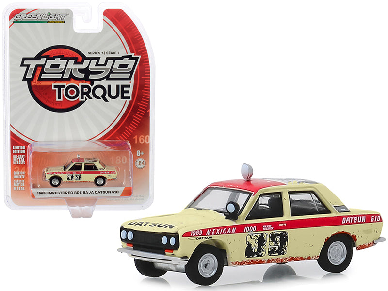 1969 Datsun 510 4 Diecast Model Race Car