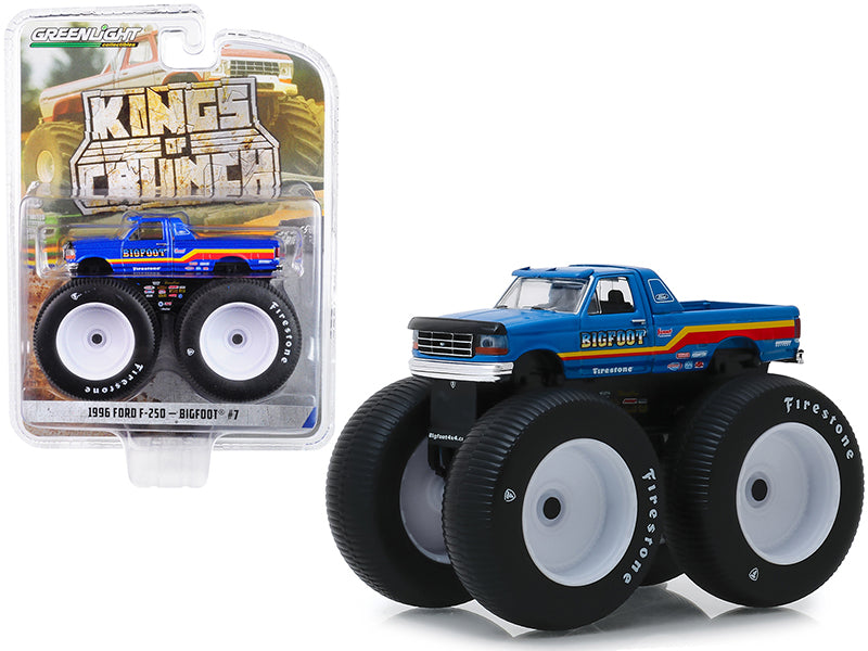 1996 Ford F-250 Blue Diecast Model Monster Truck