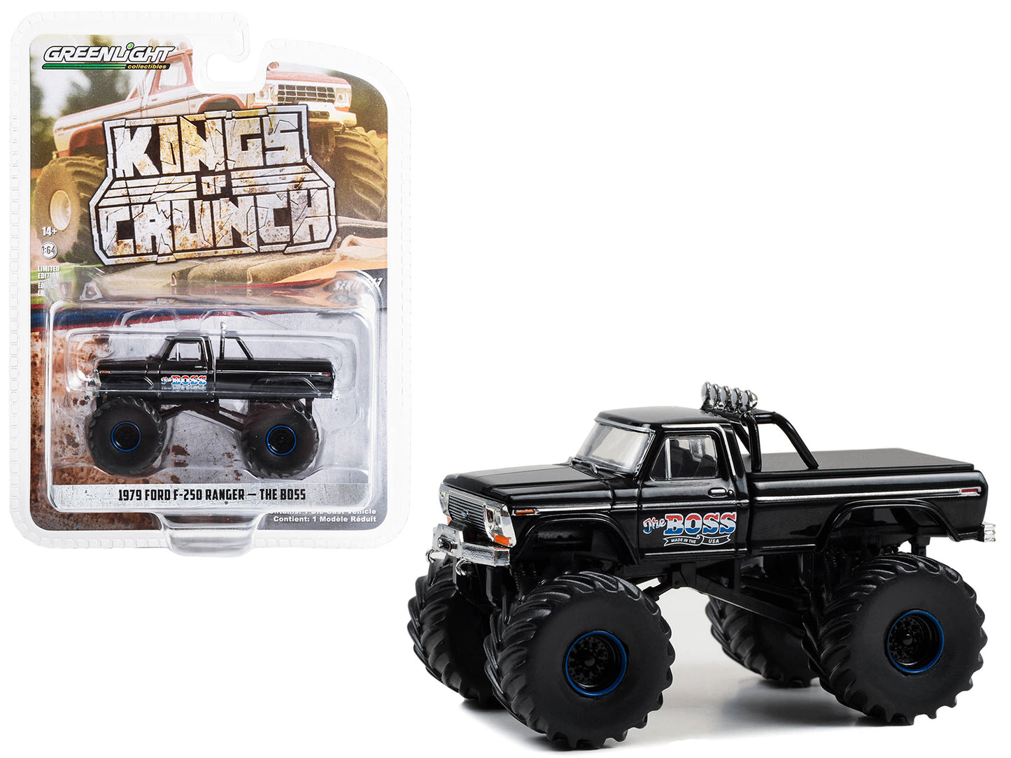 1979 Ford F-250 Black Diecast Model Monster Truck