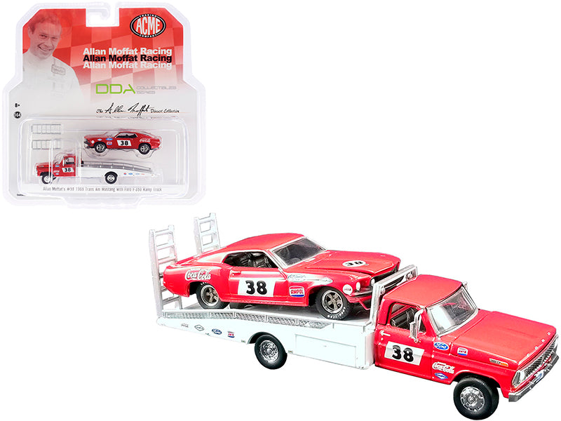 Ford F-350 Ramp Red Diecast Model Ramp Truck Coca-Cola