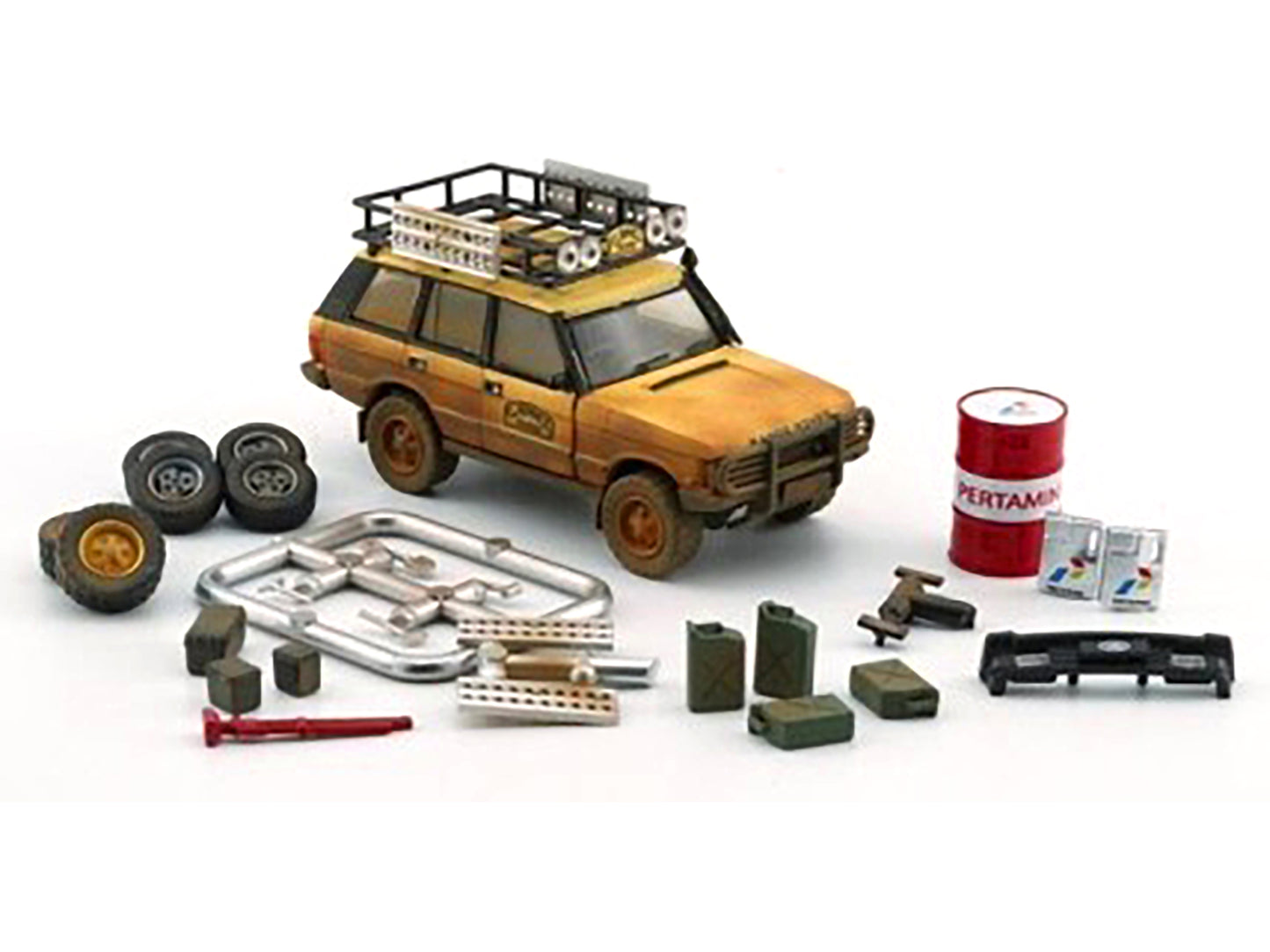 Land Rover Range Rover Yellow Diecast Model Car