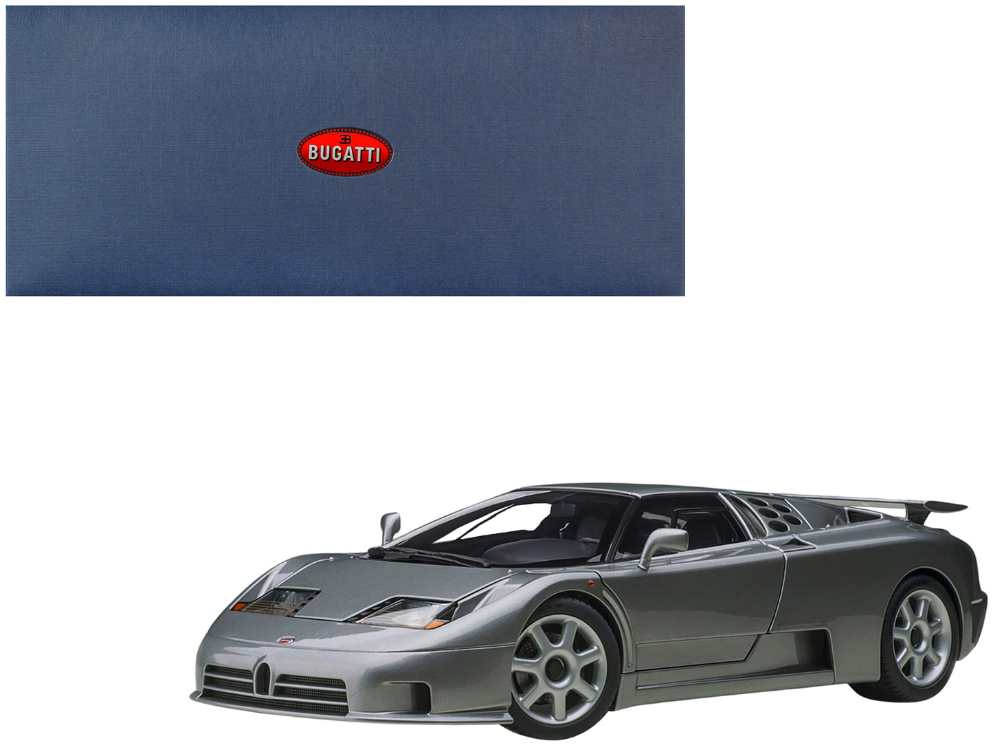 Bugatti EB110 SS Super Silver Model Race Car