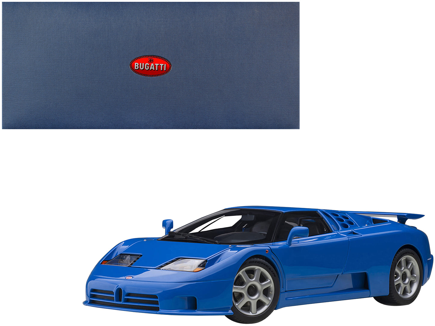 Bugatti EB110 SS Super Blue Model Car