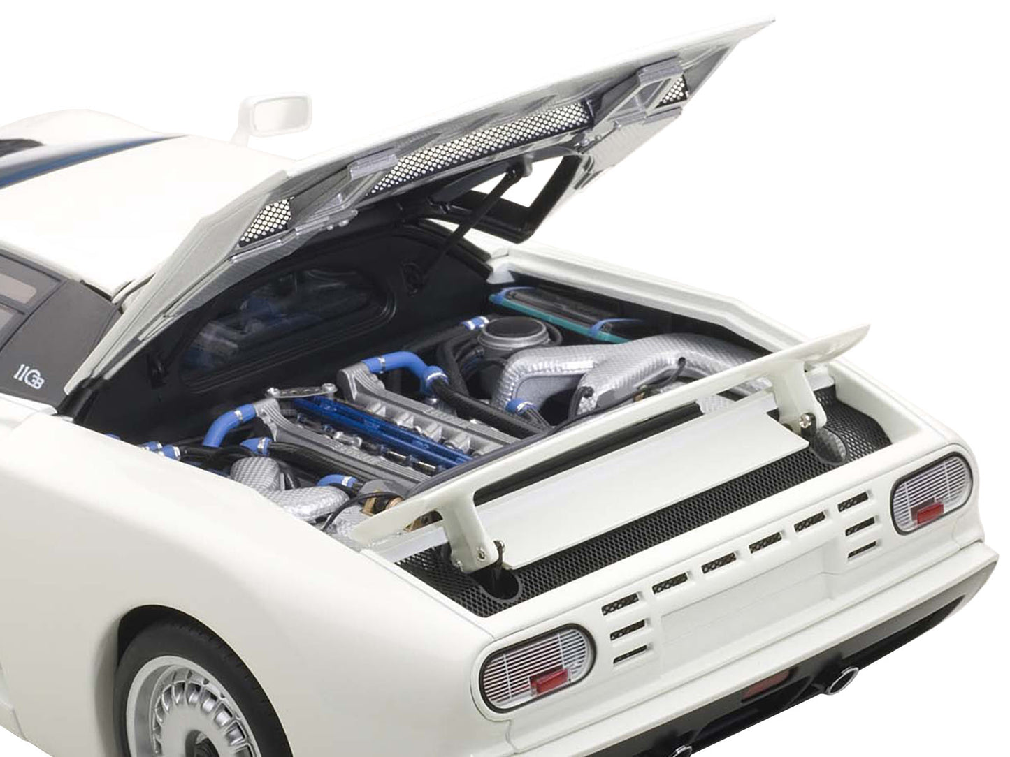 Bugatti EB110 GT White Diecast Model Car
