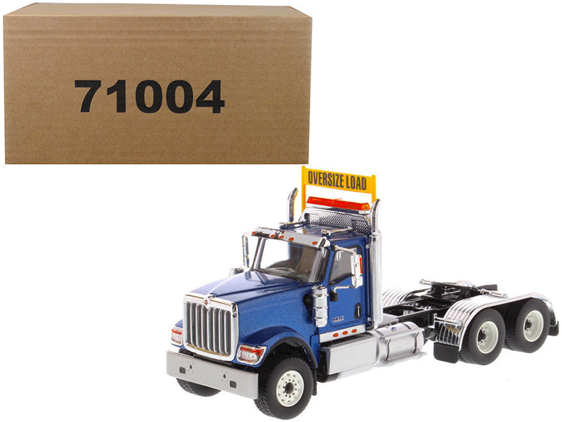 International HX520 Day Cab Blue Diecast Model Truck Tractor