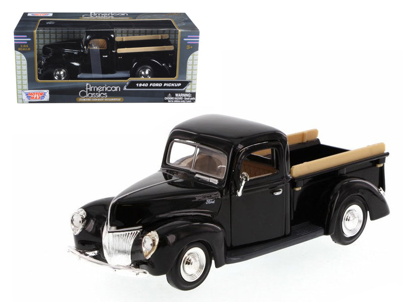 1940 Ford Black Diecast Model Pickup Truck
