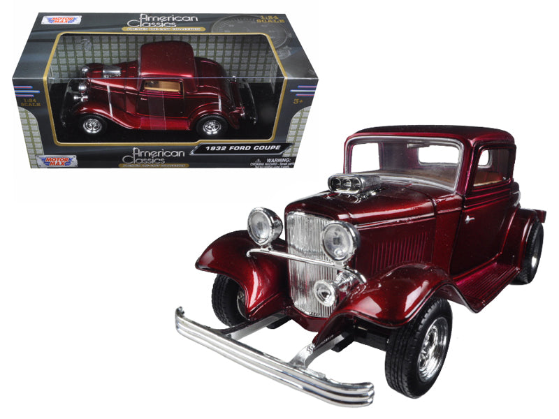1932 Ford Coupe Red Diecast Model Car
