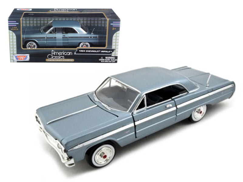 1964 Chevrolet Impala Blue Diecast Model Car