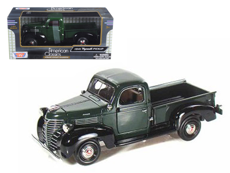 1941 Plymouth Green Diecast Model Pickup Truck