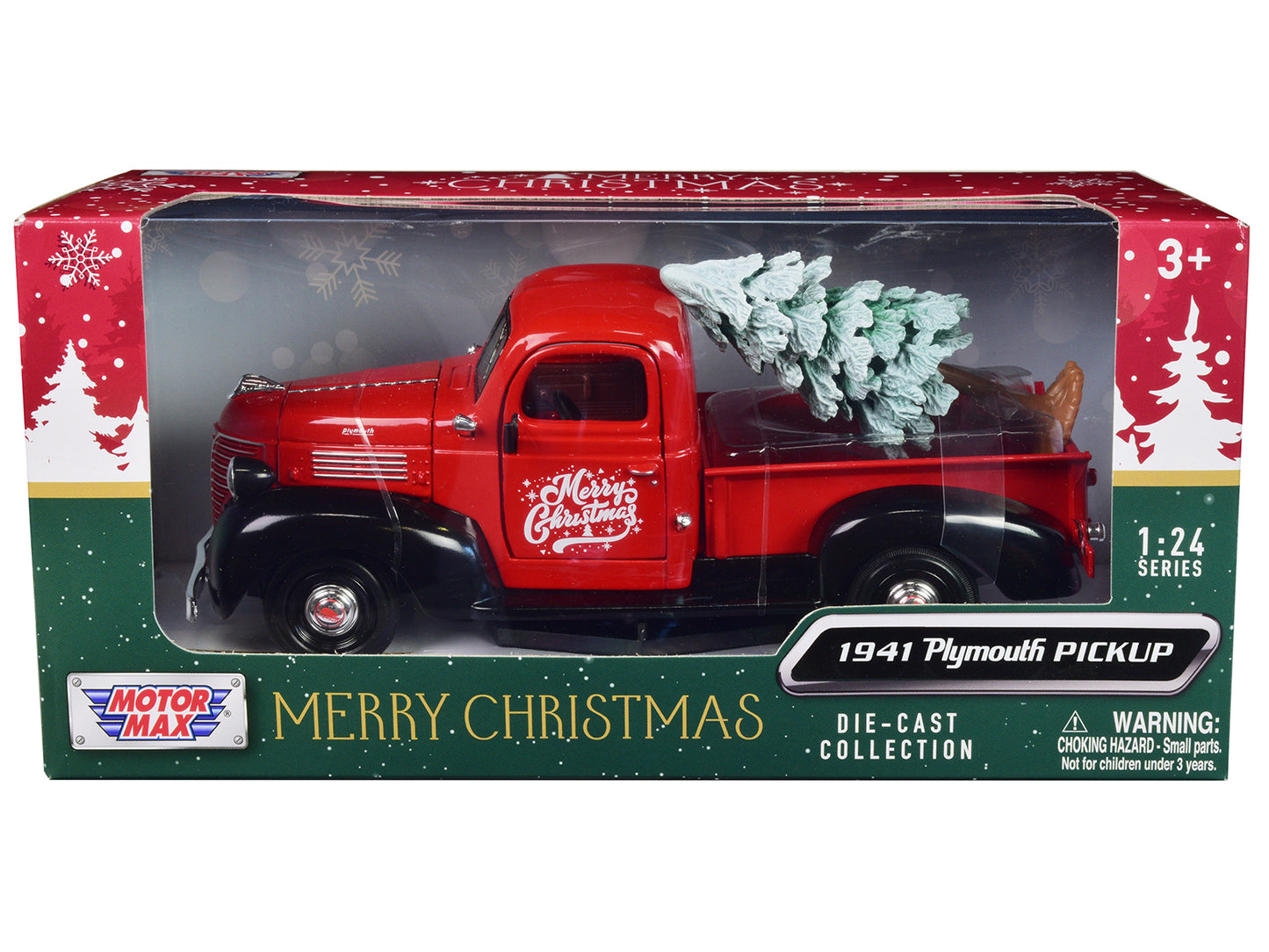 1941 Plymouth Red Diecast Model Pickup Truck