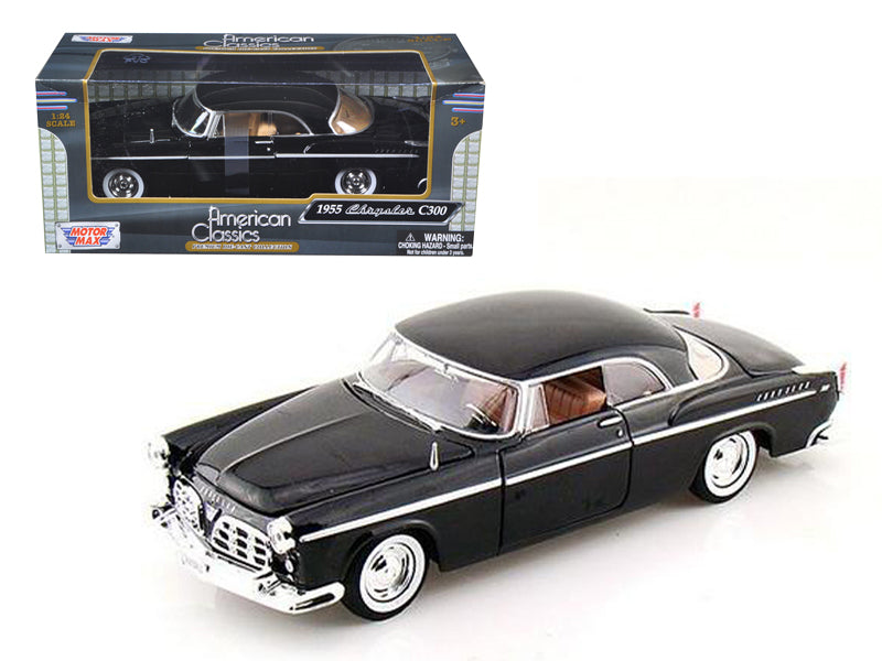 1955 Chrysler C300 Black Diecast Model Car
