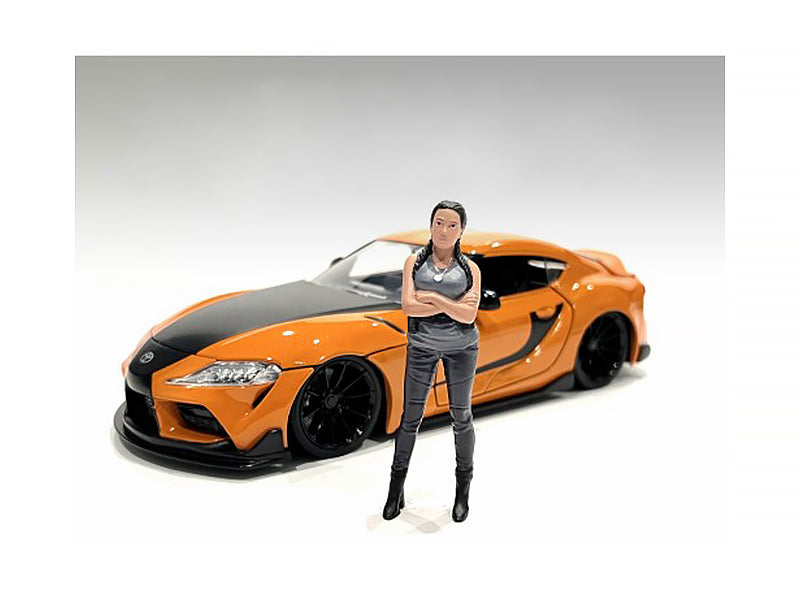 Figurine of Model Car Meet Figure