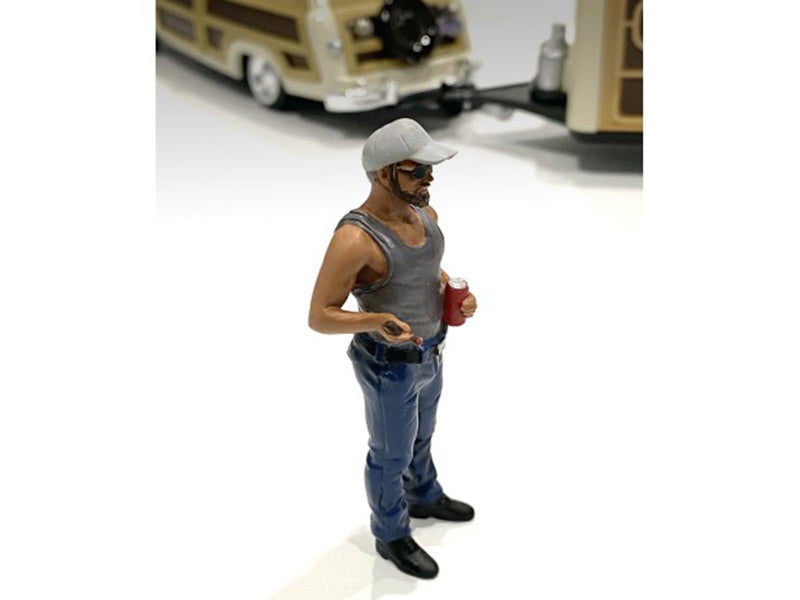 Campers Figurine 5 for Model Camper Figures Camping & Outdoors