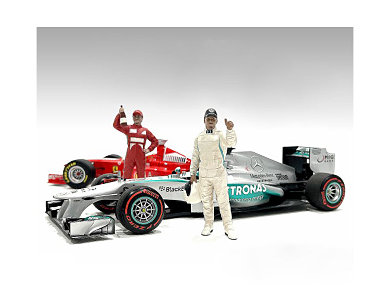 Racing Legends Set of Model Race Car Driver Figure
