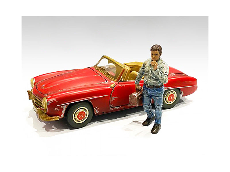 Chain Smoker Larry Model Auto Mechanic Figure Automotive Repair