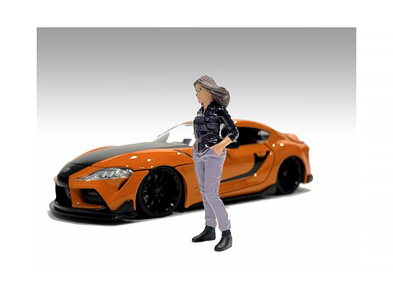 Figurine of Model Car Meet Figure